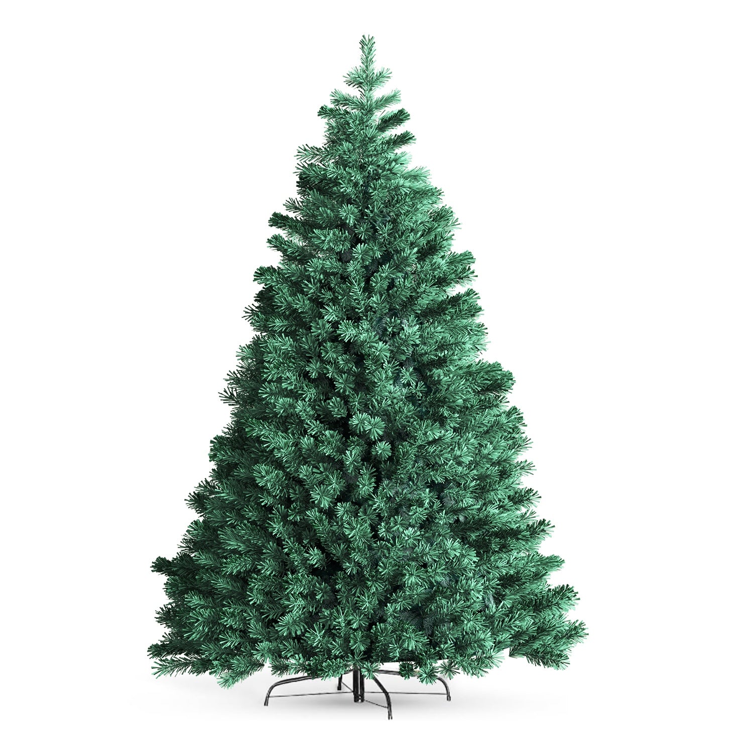 Árbol de Navidad Artificial, Árboles Nevados Plegables con Soporte Metálico