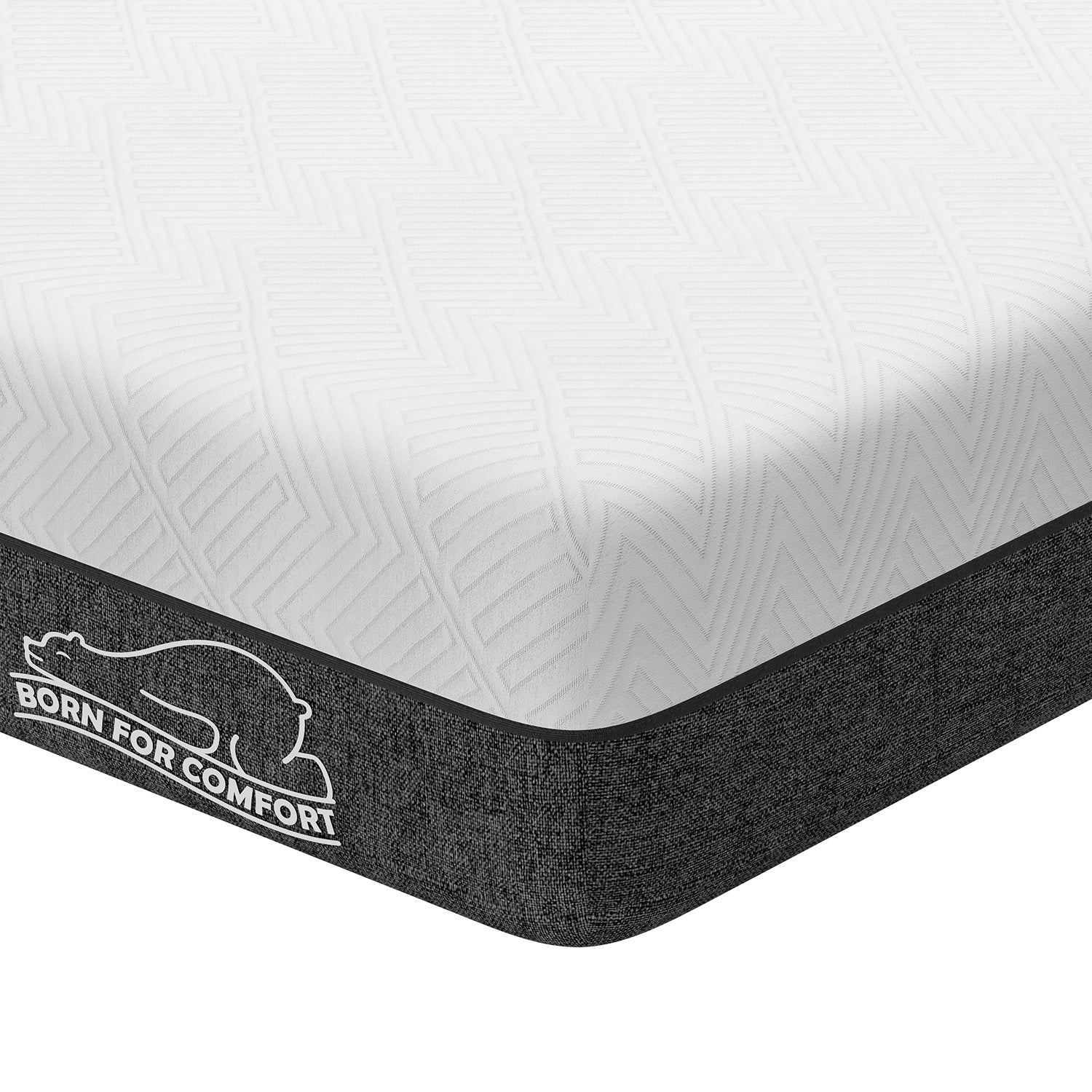 Colchón de Espuma Viscoelástica, Tejido Suave, Colchón Agradable para la Piel, Funda Transpirable, 2 Capas para Mayor Soporte