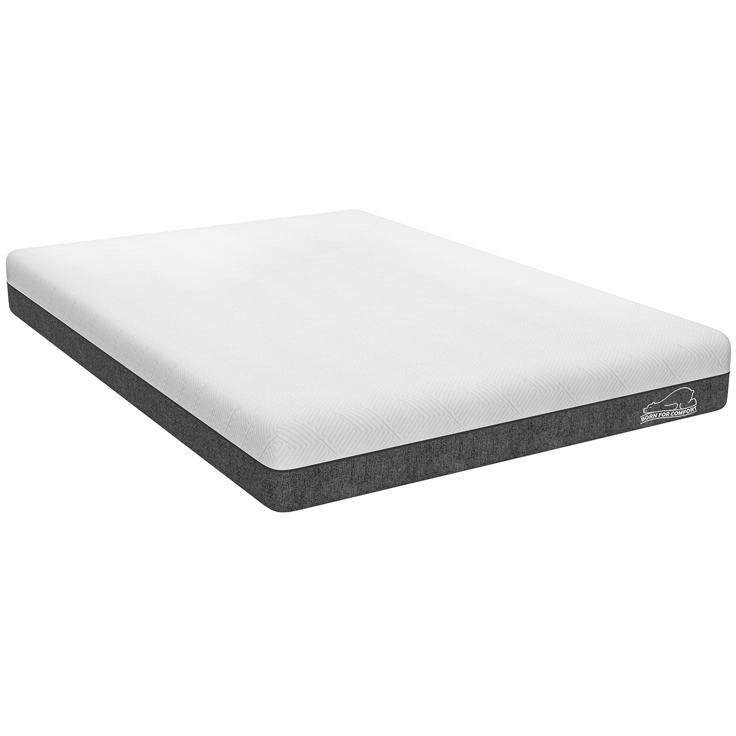 Colchón de Espuma Viscoelástica, Tejido Suave, Colchón Agradable para la Piel, Funda Transpirable, 2 Capas para Mayor Soporte
